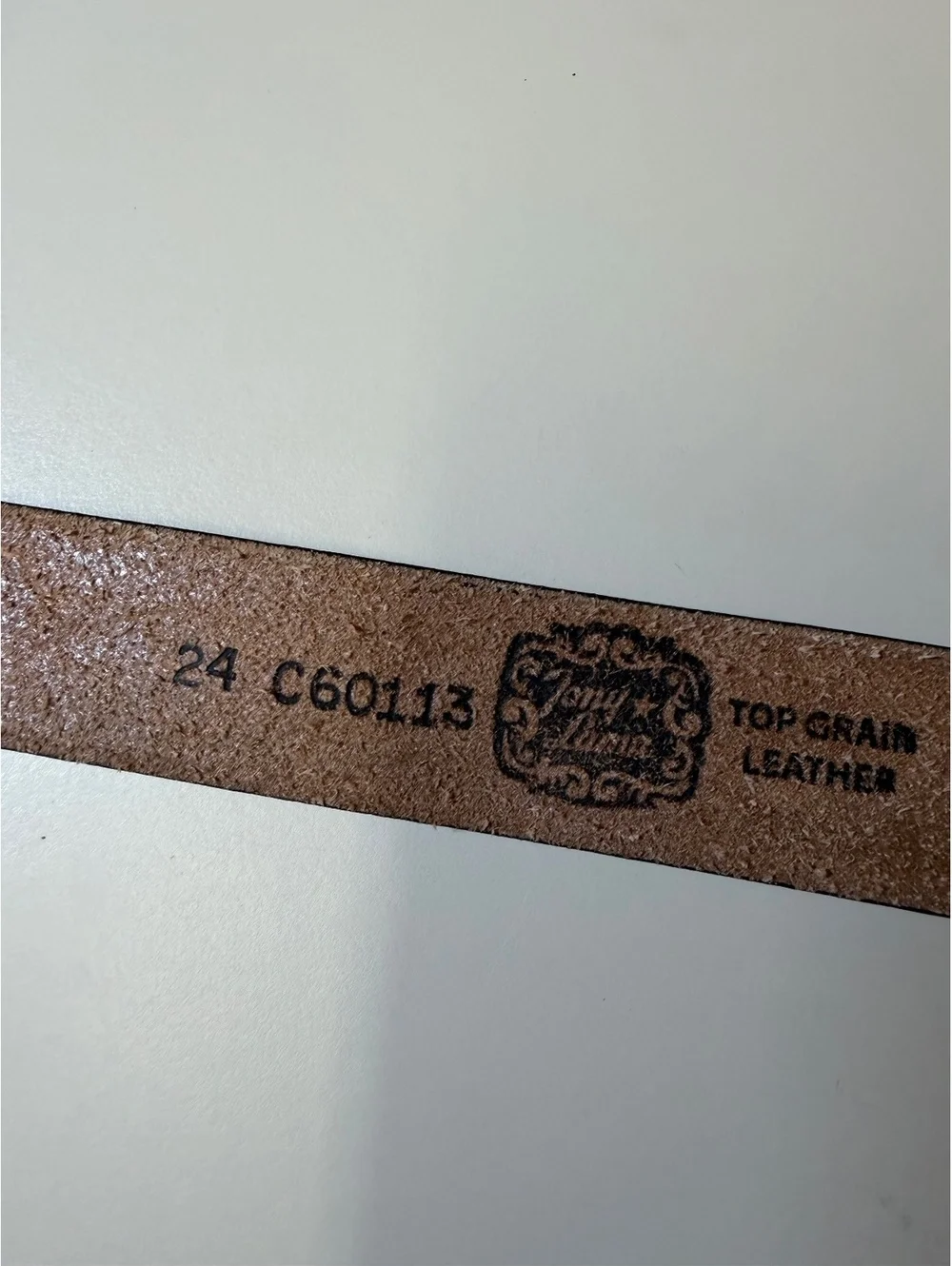 Tony Lama Black Leather Belt with Decorative Longhorn Buckle Boys Size 8